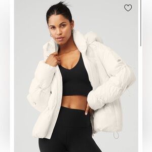 Alo Stunner Puffer Jacket Ivory
